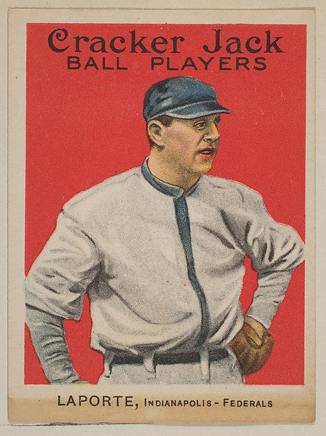 LaPorte  Indianapolis  Federal League  from the Ball Players s,  Poster Print Wall Art