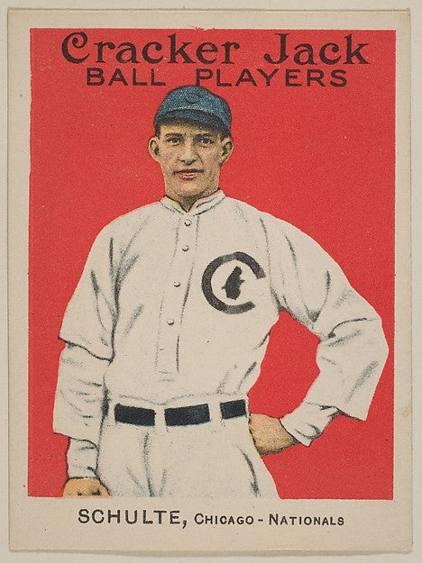 Schulte  Chicago  National League  from the Ball Players serie,  Poster Print Wall Art