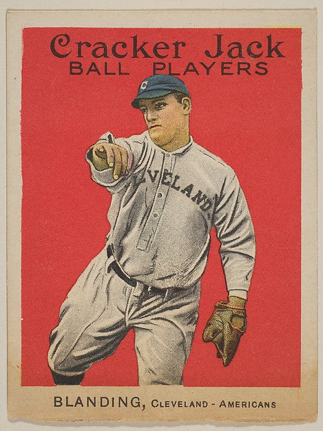 Blanding  Cleveland  American League  from the Ball Players se,  Poster Print Wall Art