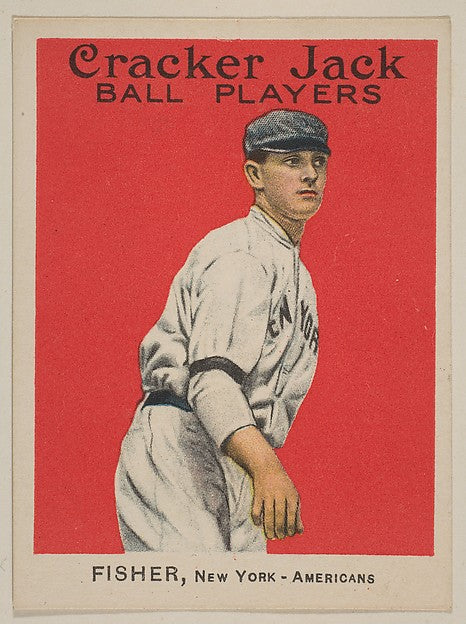 Fisher  New York  American League  from the Ball Players serie,  Poster Print Wall Art