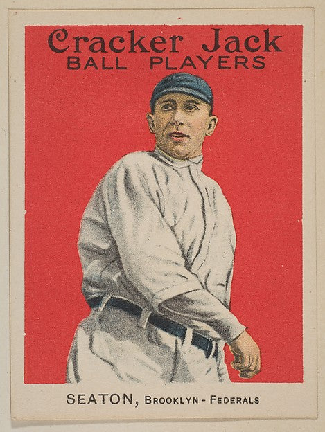 Seaton  Brooklyn  Federal League  from the Ball Players series,  Poster Print Wall Art