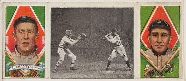 Jim Delahanty at Bat  Joseph Delahanty and David Jones  from t,  Poster Print Wall Art