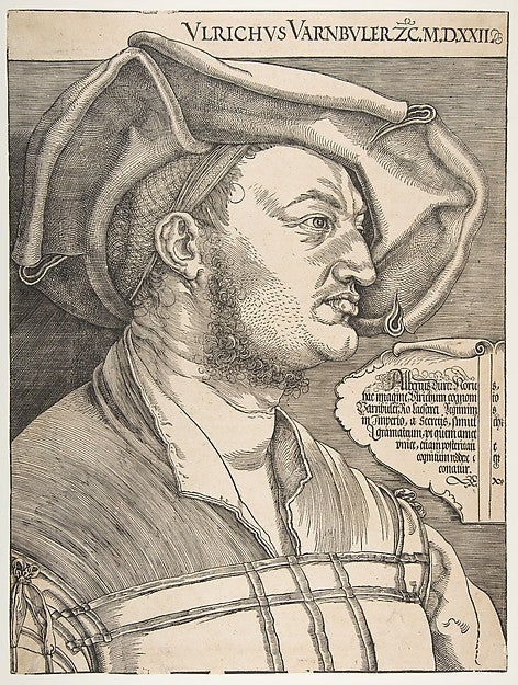 Portrait of Ulrich Varnbuler n.d.-Albrecht Dürer , Poster Print