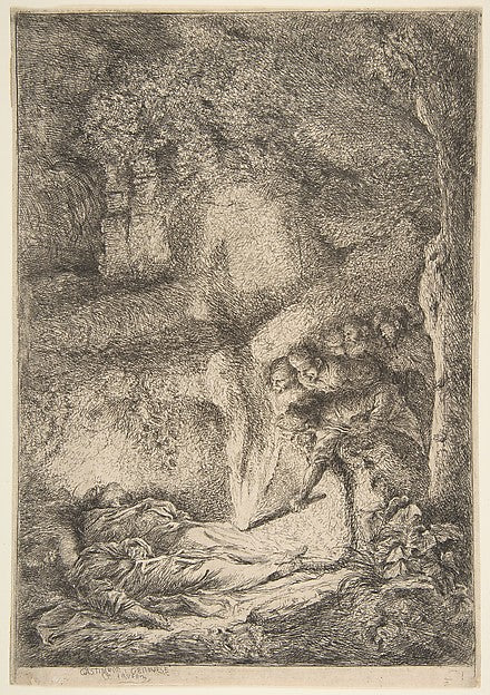 Finding the bodies of Saints Peter and Paul 1645–51-Giovanni B,16x12"(A3) Poster