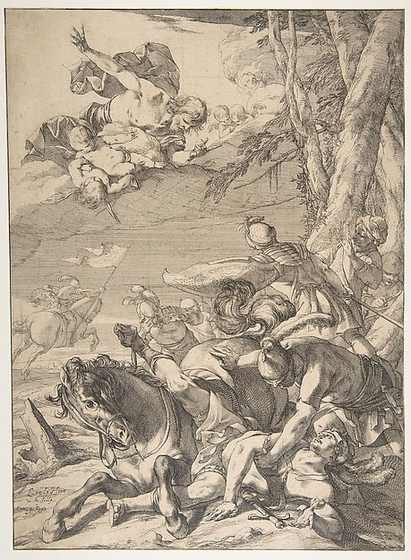 Conversion of St. Paul-Laurent de La Hyre ,  Poster Print Wall Art
