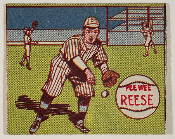 Pee Wee Reese  from the series Baseball Stars  1943-,  Poster Print Wall Art
