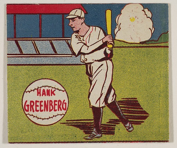 Hank Greenberg  from the series Baseball Stars  1943-,  Poster Print Wall Art