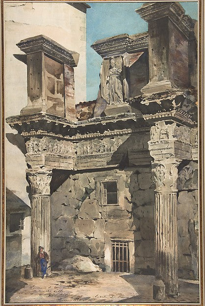 View of the Forum 1880-Victor Laloux ,16x12"(A3)Poster