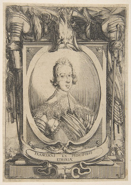 Francesco de Medici  Prince of Tuscany c1634-Stefano della Bel,  Poster Print Wall Art