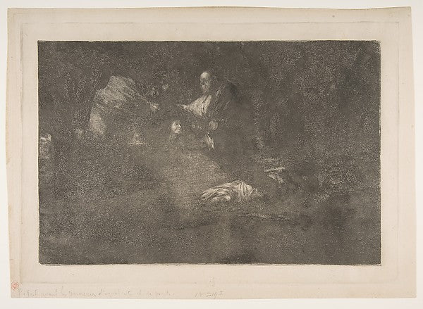 Plate 18 from the 'Disparates' - Birds of a feather flock togeth,  Poster Print Wall Art