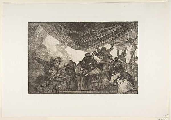Plate 15 from the 'Disparates': Clear Folly c1816–23-Goya  ,  Poster Print