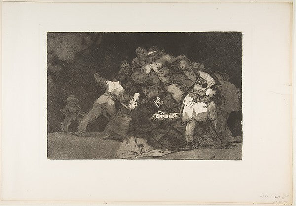Plate 9 from the 'Disparates':General folly c1816–23-Goya  ,  Poster Print