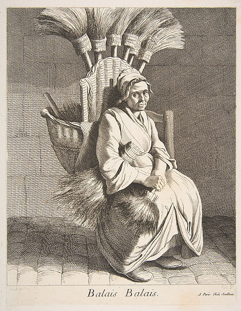 Broom Peddler 1737-Anne Claude Philippe de Tubières, comte de ,  Poster Print
