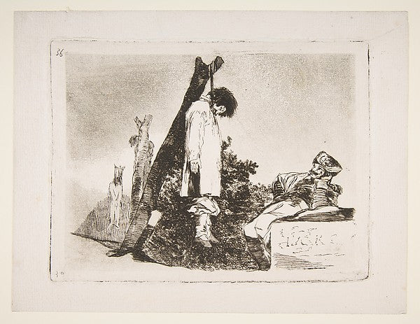 Plate 36 from 'The Disasters of War' : 'Not [in this case] eit,16x12"(A3) Poster