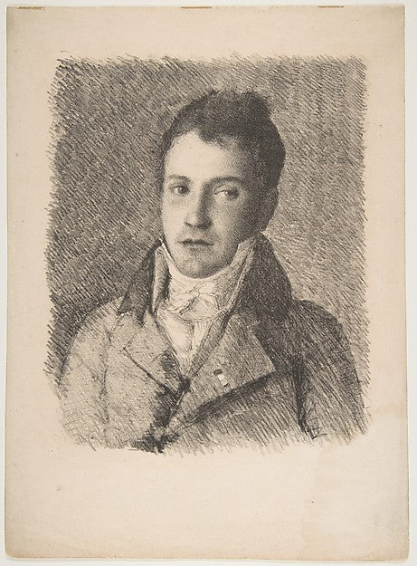 Portrait of a Young Man c1820-Formerly attributed to Goya ,16x12"(A3) Poster