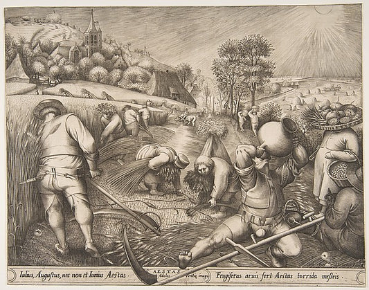 Summer  from the series The Seasons 1570-Pieter van der Heyden,16x12"(A3) Poster