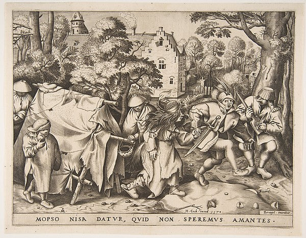 The Dirty Bride or the Marriage of Mopsus and Nisa 1570-Pieter,16x12"(A3) Poster