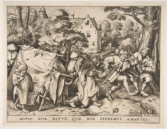 The Dirty Bride or the Marriage of Mopsus and Nisa 1570-Pieter,16x12"(A3) Poster
