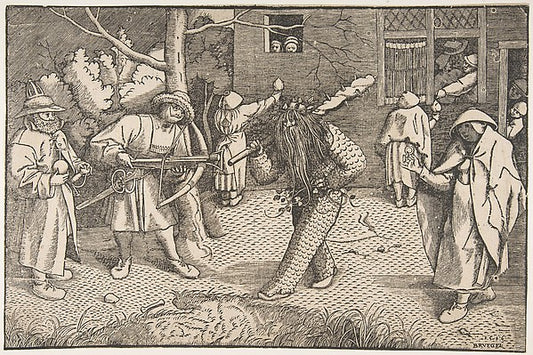 The Wild Man or the Masquerade of Orson and Valentine 1566-Ano,16x12"(A3) Poster