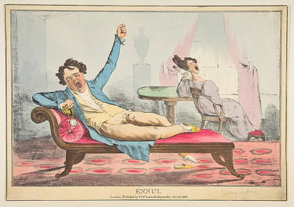 Ennui November 20, 1829-Robert Seymour ,  Poster Print