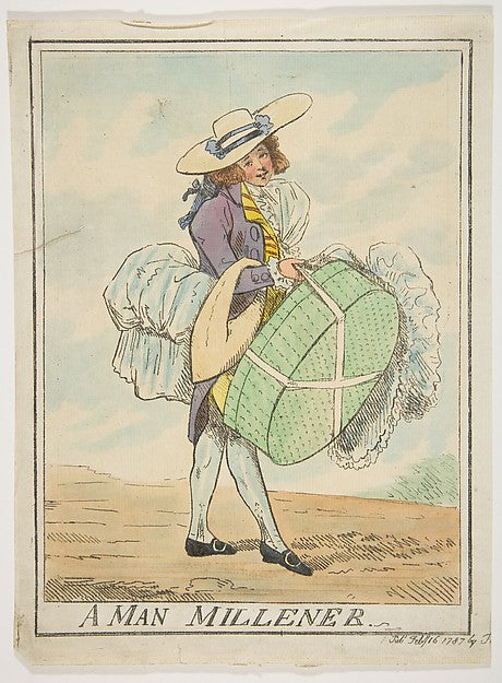A Man Millener February 16, 1787-Attributed to Henry Kingsbury,16x12"(A3)Poster