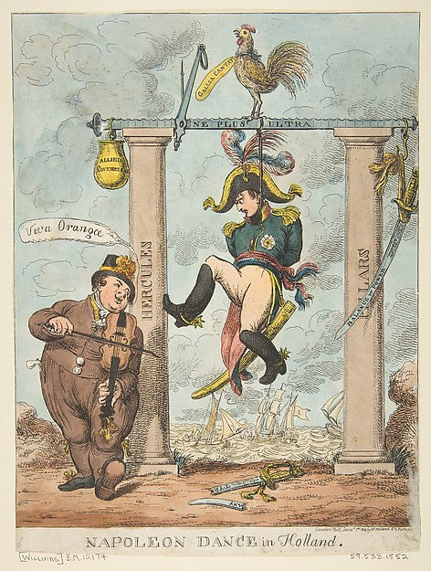 Napoleon Dance in Holland January 1, 1814-Charles Williams ,  Poster Print