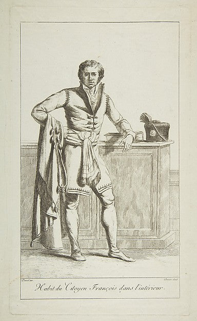 Inside Attire of the French Citizen 1794-After Jacques Louis D,  Poster Print