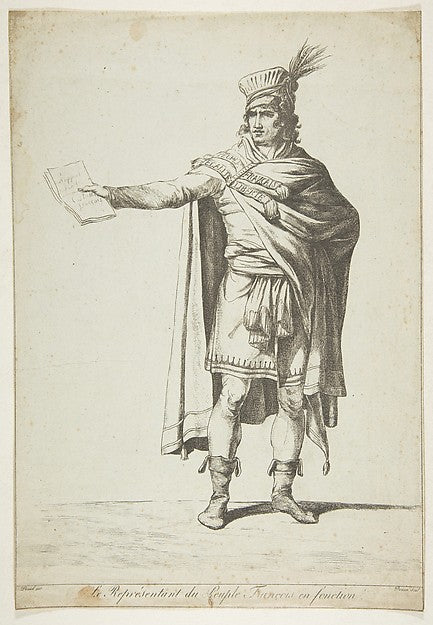 The Representative of the French People in Office 1794-After J,  Poster Print