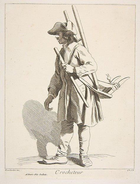 Hardware Peddler 1746-Anne Claude Philippe de Tubières, comte ,  Poster Print