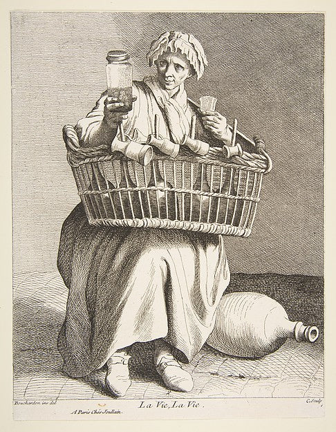 Brandy Seller 1737-Anne Claude Philippe de Tubières,comte de,  Poster Print Wall Art