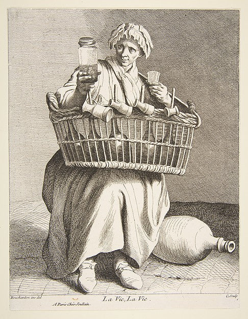 Brandy Seller 1737-Anne Claude Philippe de Tubières,comte de,16x12
