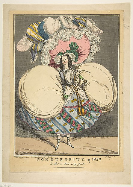 Monstrosity of 1829: "Lo this is their very guise" 1829-Attrib,  Poster Print