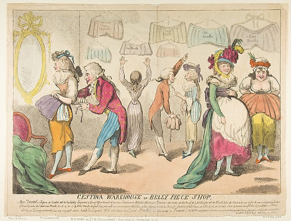Cestina Warehouse or Belly Piece Shop April 16, 1793-Attribute,  Poster Print