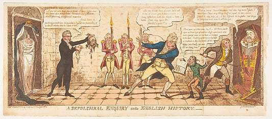 A Sepulchral Enquiry into English History June 1, 1813-George ,16x12"(A3)Poster