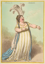 A Bravura Air. Mandane December 22, 1801-James Gillray ,16x12"(A3)Poster