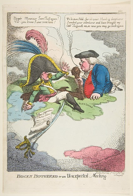 Boney Bothered or an Unexpected Meeting July 9, 1808-Charles W,  Poster Print
