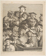 Scholars at a Lecture March 3, 1736-William Hogarth ,16x12"(A3)Poster