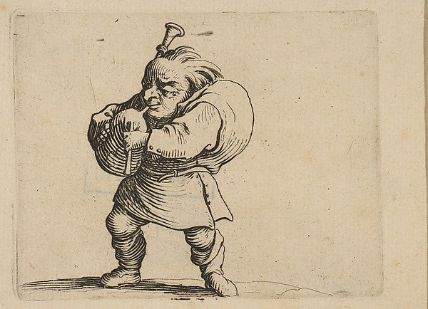 La Jouer de Cornemuse    from Varie Figure Gobbi  suite appelé,  Poster Print