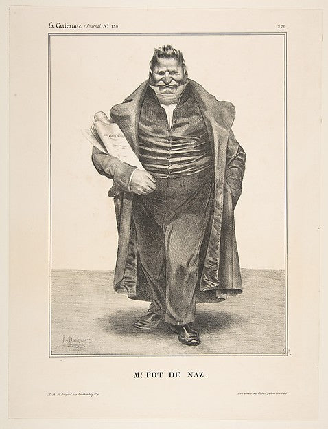 De Podenas  published in La Caricature no. 130  May 2  1833 Ma,  Poster Print Wall Art