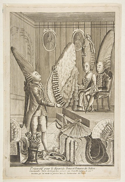 Préparatif pour le départ du Prince et Princesse des Nabots. L,  Poster Print Wall Art