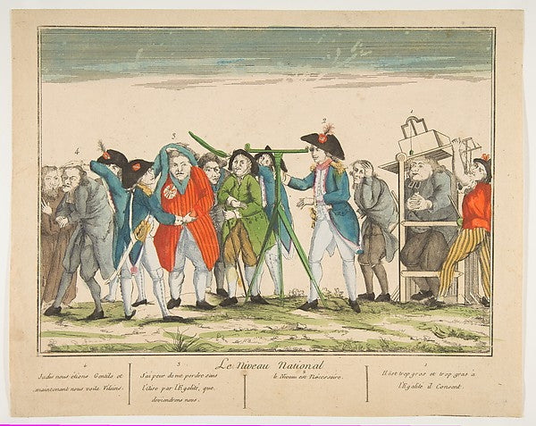 Le Niveau Nationale  c1789-Anonymous, French, 18th cent,  Poster Print Wall Art