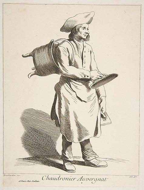 Coppersmith from Auvergne 1737-Anne Claude Philippe de Tubière,  Poster Print Wall Art