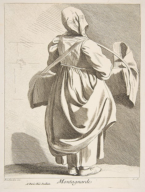 A Woman from the Mountains 1737-Anne Claude Philippe de Tubièr,  Poster Print Wall Art