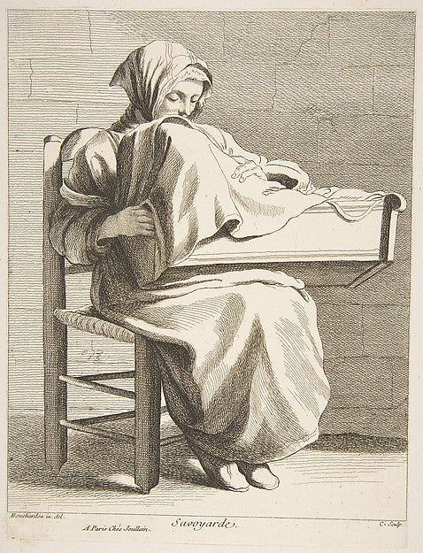 A Woman From Savoy 1737-Anne Claude Philippe de Tubières, comt,  Poster Print Wall Art