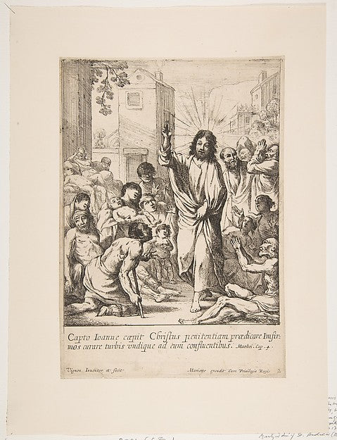 Healing the Infirm -Claude Vignon, Poster Print