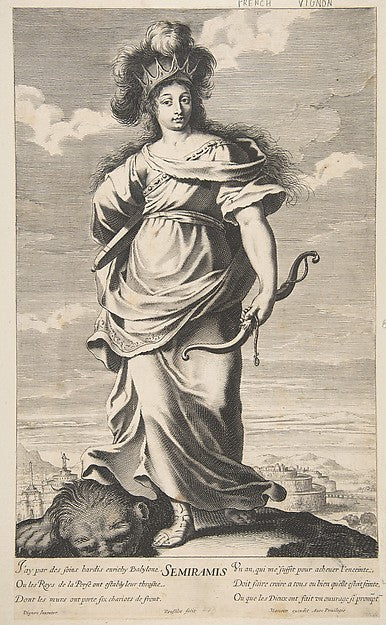 Sémiramis c1639–40-Gilles Rousselet, Abraham Bosse, After Clau, Poster Print