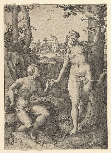 Fall of Man 1529-Lucas van Leyden,  Poster Print Wall Art