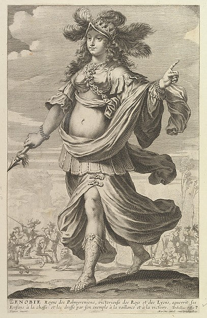 Zénobie 1647-Gilles Rousselet, Abraham Bosse, After Claude Vig,16x12"(A3)Poster