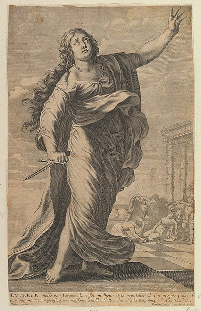 Lucrèce 1647-Gilles Rousselet, Abraham Bosse, After Claude Vig, Poster Print