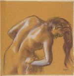 Bather Drying Herself c1892-Edgar Degas,16x12"(A3) Poster